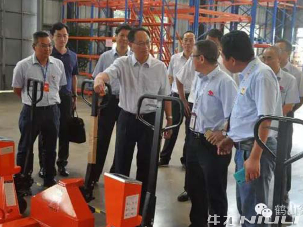 江門市委書記林應武到牛力機械調研 江門市委書記林應武到牛力機械調研